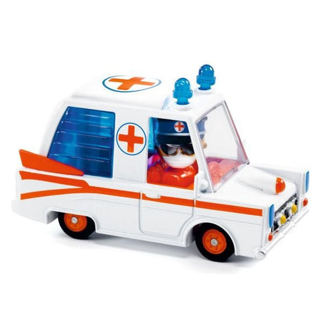 Djeco Crazy Motors - Hurry ambulance - Princess and the Pea Boutique