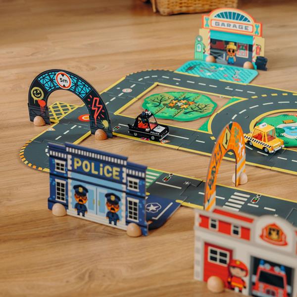 Djeco Crazy Motors - Puzzle'Up City Giant 33 Pieces - Princess and the Pea Boutique