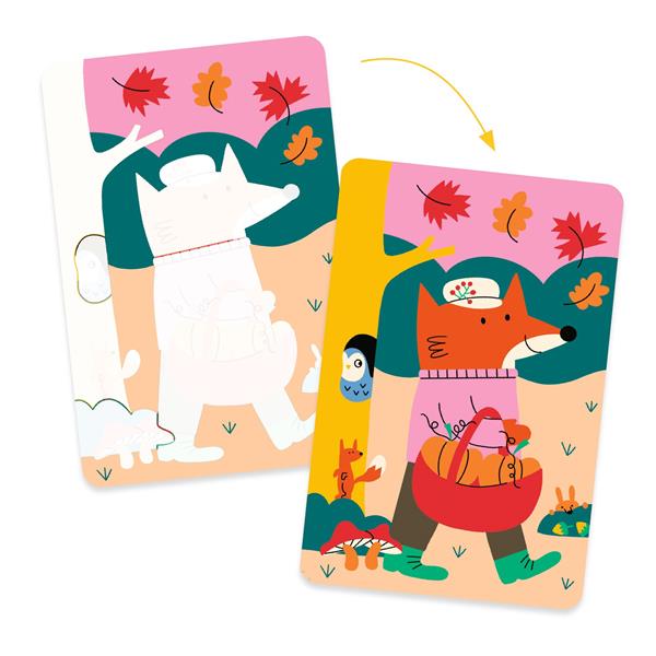 Djeco Magic Colouring - 4 seasons - Princess and the Pea Boutique