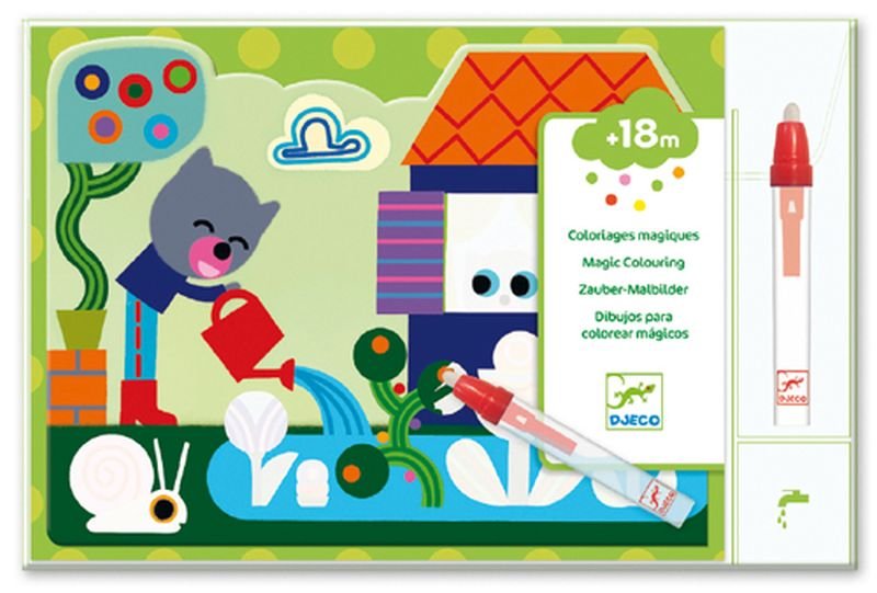 Djeco Magic Colouring - Hidden in the garden - Princess and the Pea Boutique