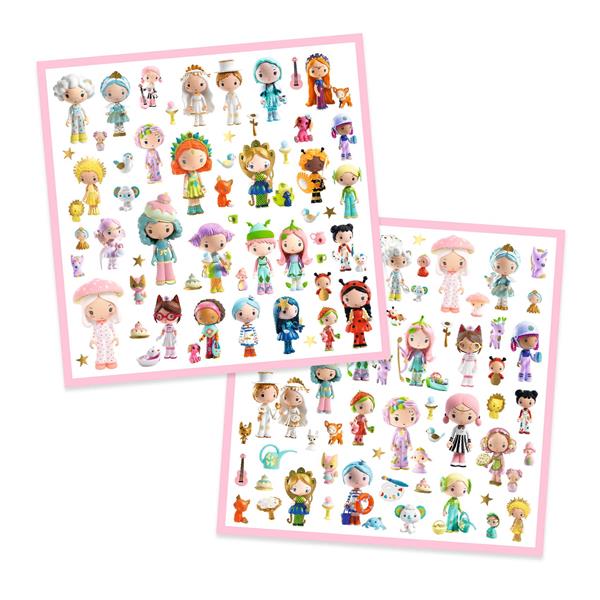 Djeco Metallic Stickers / The little world of Tinyly - Princess and the Pea Boutique