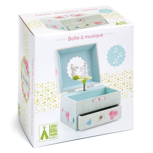 Djeco Music box - Sweet rabbit's song - Princess and the Pea Boutique