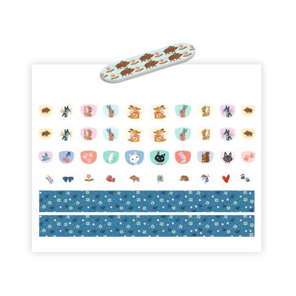 Djeco Nail Stickers - Cutie - Princess and the Pea Boutique