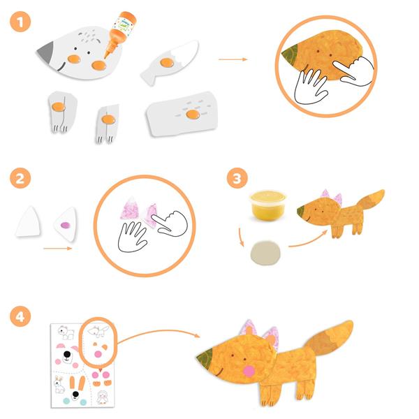 Djeco Painting / Messy fun - Princess and the Pea Boutique