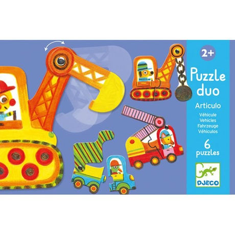 Djeco Puzzle duo / Articulo vehicles - Princess and the Pea Boutique