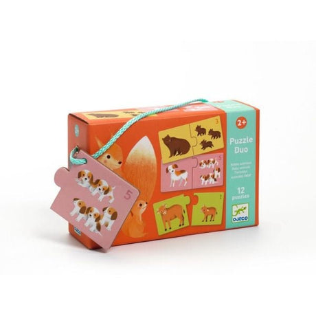 Djeco Puzzle duo - Baby Animals - Princess and the Pea Boutique