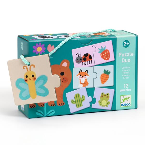 Djeco Puzzle Duo / Colours - Princess and the Pea Boutique