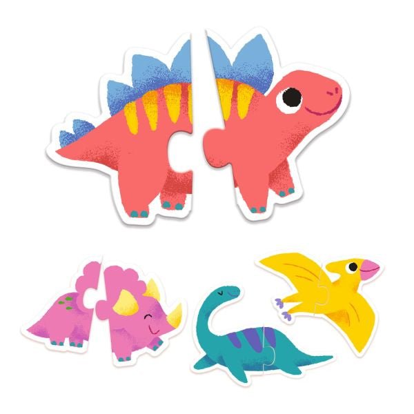 Djeco Puzzle duo - Dinos - Princess and the Pea Boutique
