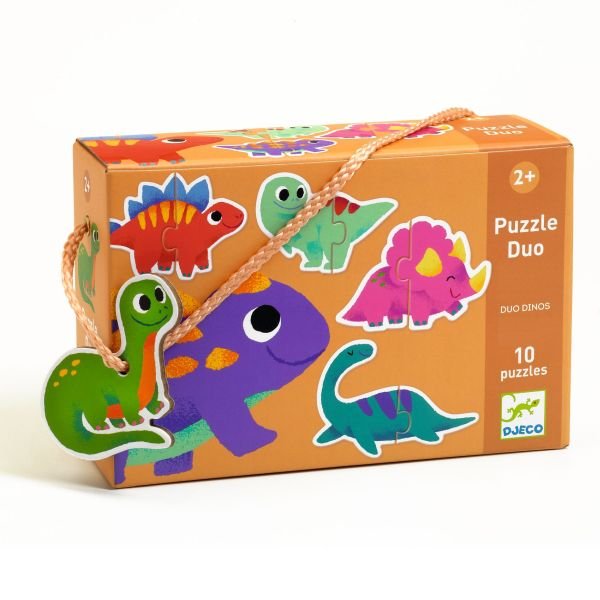Djeco Puzzle duo - Dinos - Princess and the Pea Boutique