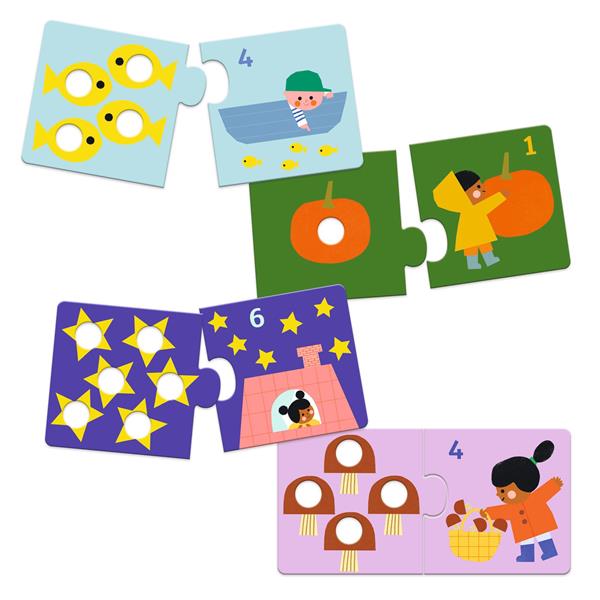 Djeco Puzzle Duo / First figures - Princess and the Pea Boutique