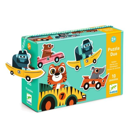 Djeco Puzzle duo / Racing cars - Princess and the Pea Boutique