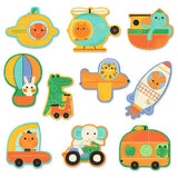 Djeco Puzzle Duo / Vehicles - Princess and the Pea Boutique