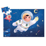 Djeco Silhouette Puzzle - An astronaut on the moon / 36 pcs - Princess and the Pea Boutique