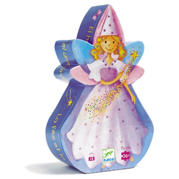 Djeco Silhouette Puzzle - Fairy / 36 pcs - Princess and the Pea Boutique