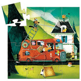 Djeco Silhouette Puzzle - The fire truck / 16 pcs - Princess and the Pea Boutique