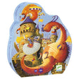 Djeco Silhouette Puzzle - Vaillant and the dragons / 54 pcs - Princess and the Pea Boutique