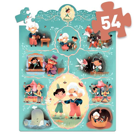 Djeco Story puzzle - Pinocchio 54 pcs - Princess and the Pea Boutique