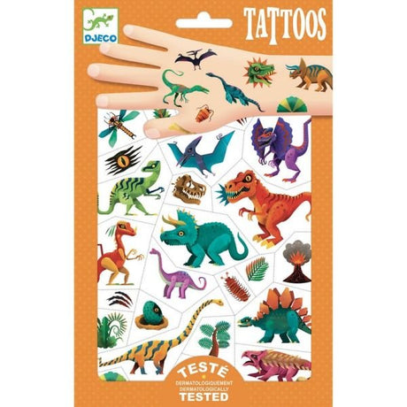 Djeco Tattoos Dino Club - Princess and the Pea Boutique