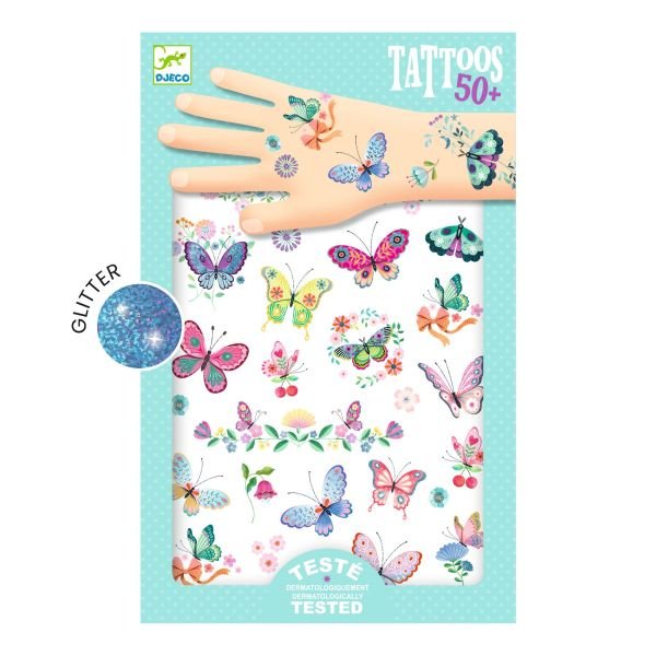 Djeco Tattoos Dream butterflies - Princess and the Pea Boutique