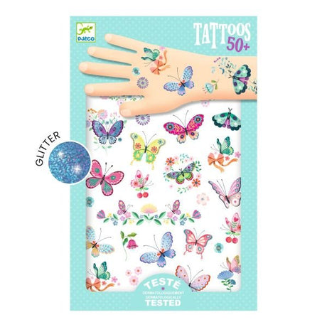 Djeco Tattoos Dream butterflies - Princess and the Pea Boutique