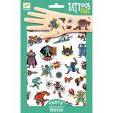 Djeco Tattoos Heroes vs villains - Princess and the Pea Boutique