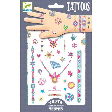 Djeco Tattoos Jenni's Jewels - Princess and the Pea Boutique