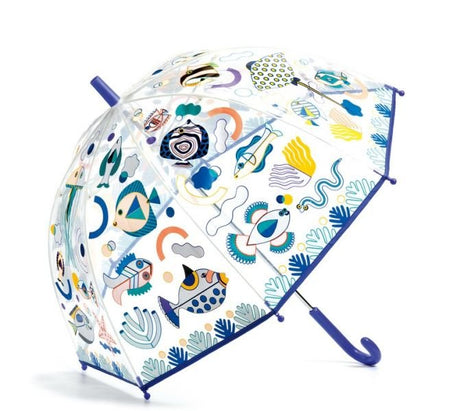 Djeco Umbrella changing colors - Fishes - Princess and the Pea Boutique