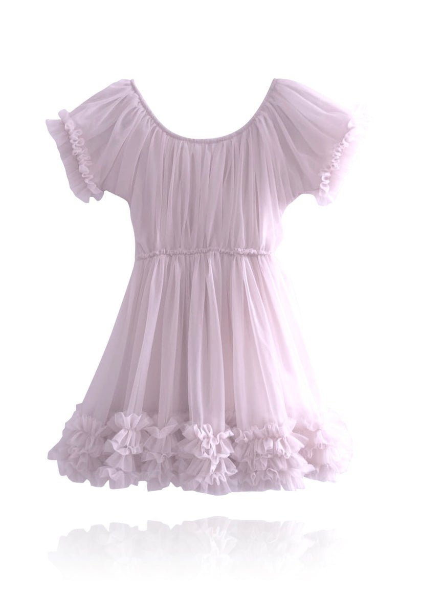 DOLLY Frilly Dress - Lavender – Princess and the Pea Boutique