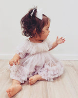 DOLLY Frilly Dress - Lavender - Princess and the Pea Boutique