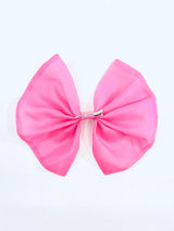 DOLLY PINK PLEASE! Big Organza Hair Bow Aurora Bubblegum pink - Princess and the Pea Boutique