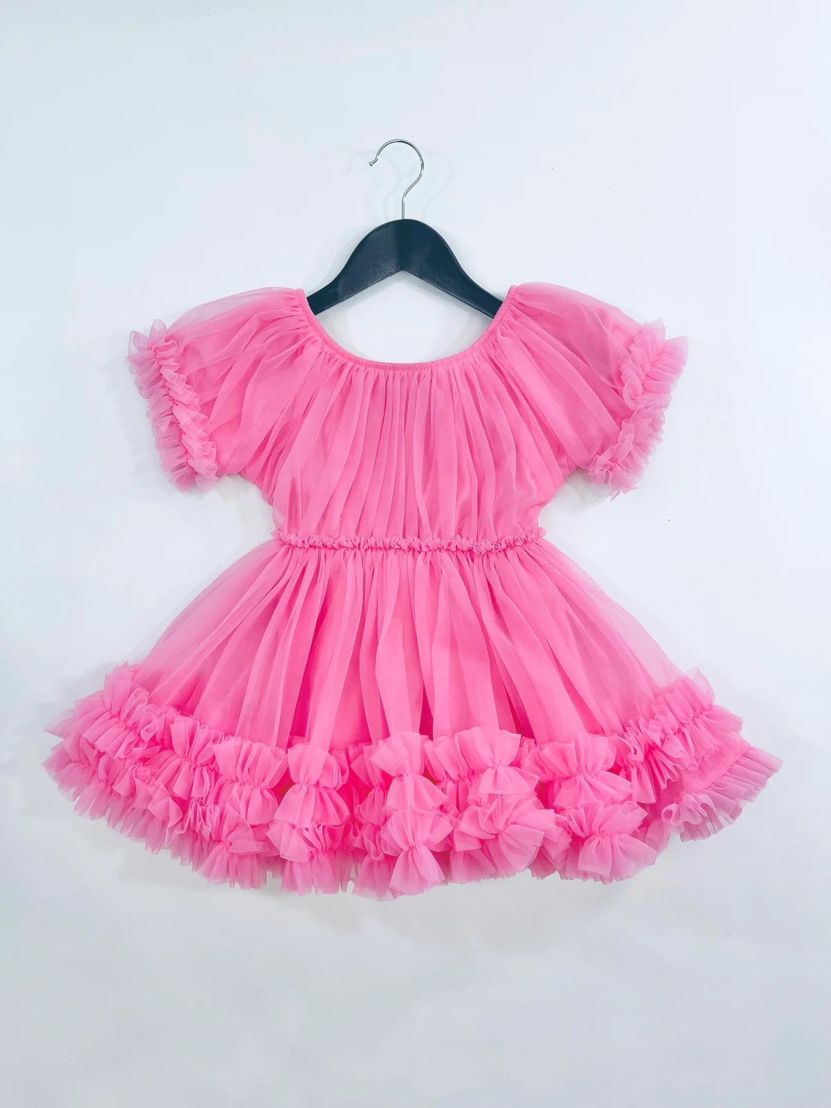 Dolly PINK PLEASE! Frilly Dress - Aurora Bubblegum Pink - Princess and the Pea Boutique