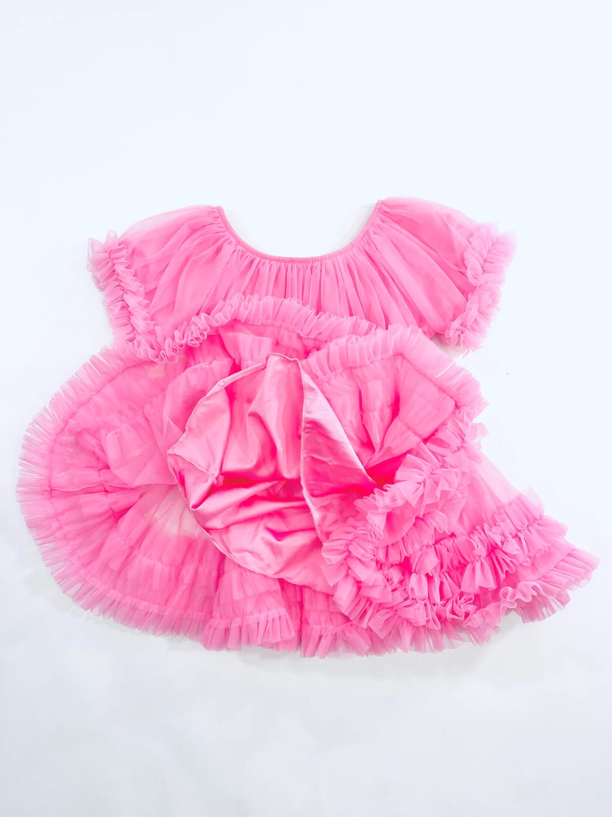 Dolly PINK PLEASE! Frilly Dress - Aurora Bubblegum Pink - Princess and the Pea Boutique