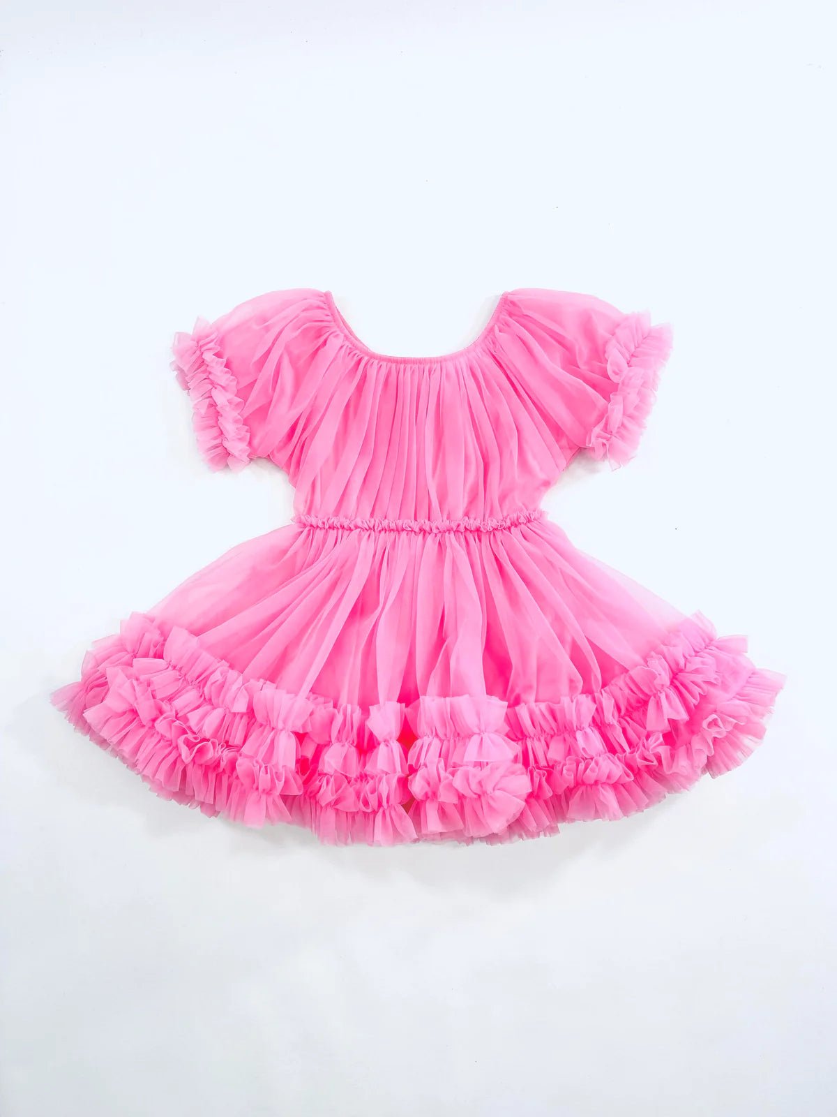 Dolly PINK PLEASE! Frilly Dress - Aurora Bubblegum Pink - Princess and the Pea Boutique