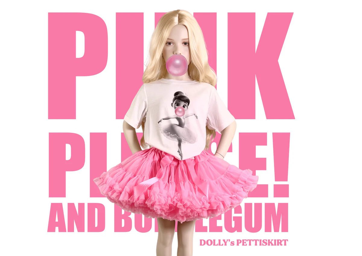 Dolly PINK PLEASE! Pettiskirt - Aurora Bubblegum Pink - Princess and the Pea Boutique