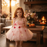 DOLLY Potpourri Tulle Ballerina Dress - Dolly Pink - Princess and the Pea Boutique
