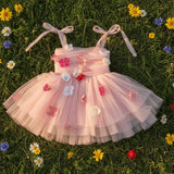 DOLLY Potpourri Tulle Ballerina Dress - Dolly Pink - Princess and the Pea Boutique