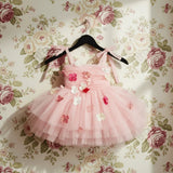 DOLLY Potpourri Tulle Ballerina Dress - Dolly Pink - Princess and the Pea Boutique
