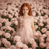 DOLLY The Rose Garden Tulle Ballerina Dress - Dolly Pink - Princess and the Pea Boutique