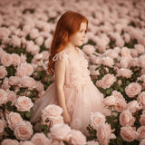 DOLLY The Rose Garden Tulle Ballerina Dress - Dolly Pink - Princess and the Pea Boutique