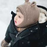Calikids Knit Bear Soft Touch Balaclava - Mocha