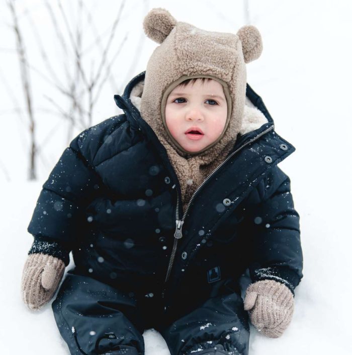 Calikids Teddy Bear Balaclava - Mocha