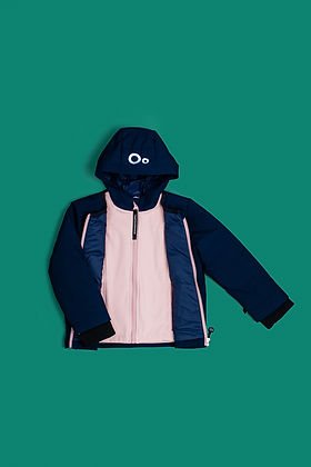 Duo Jacket - Navy/Blush - Princess and the Pea Boutique