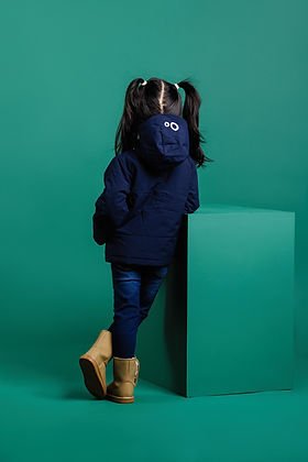 Duo Jacket - Navy/Blush - Princess and the Pea Boutique