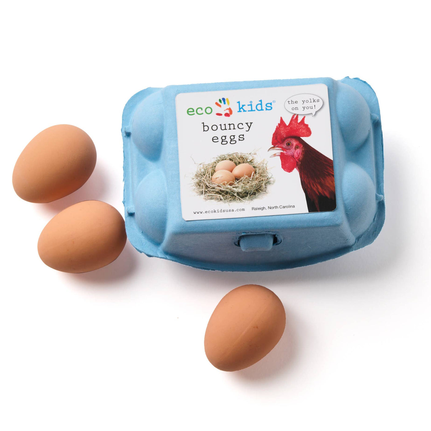 Eco - Kids Bouncy eggs - case - Princess and the Pea Boutique