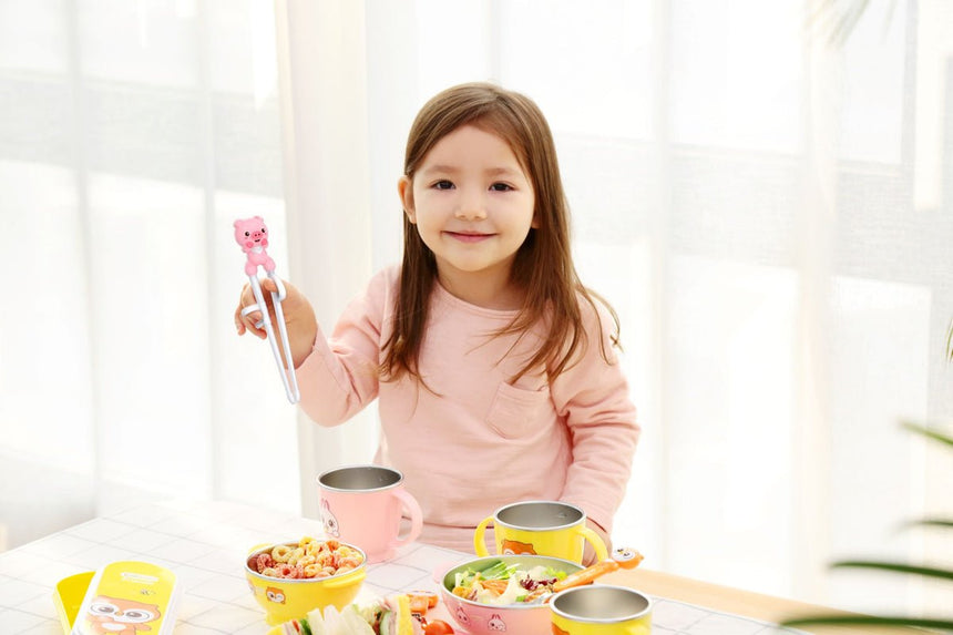 Edison Friends Chopsticks Right Handed - Piggy - Princess and the Pea Boutique