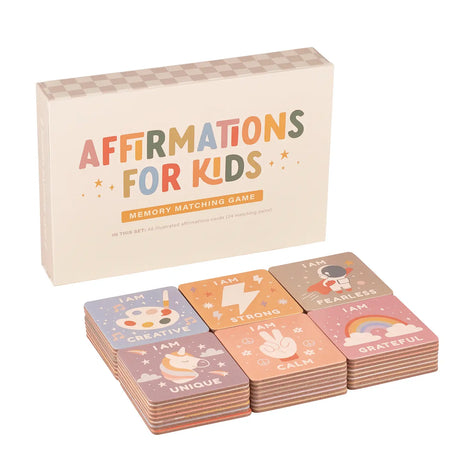 Cherrypick Affirmations For Kids Memory Matching Game