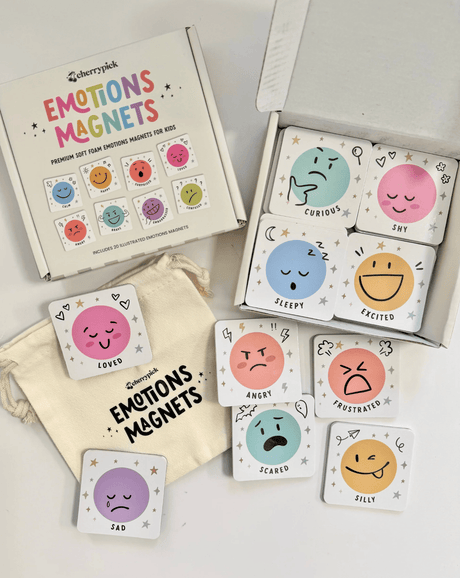 Emotions Magnets - Soft Foam Magnets (20pc set) - Princess and the Pea Boutique