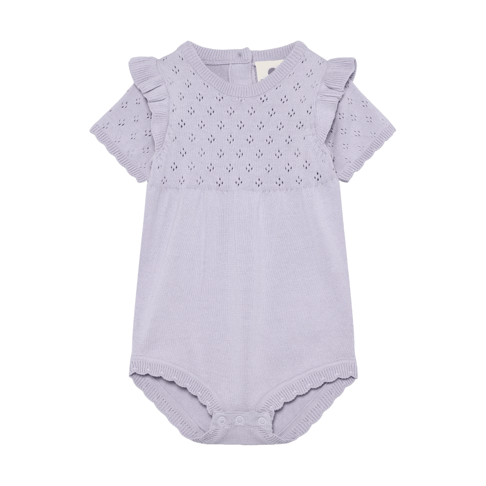 En Fant Infant Girl Knit Romper - Princess and the Pea Boutique