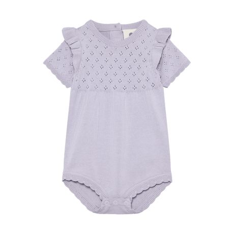 En Fant Infant Girl Knit Romper - Princess and the Pea Boutique