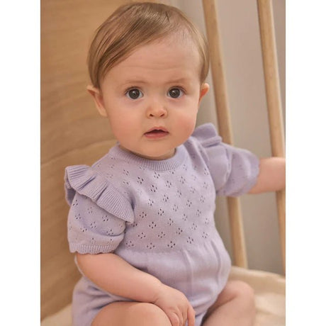 En Fant Infant Girl Knit Romper - Princess and the Pea Boutique